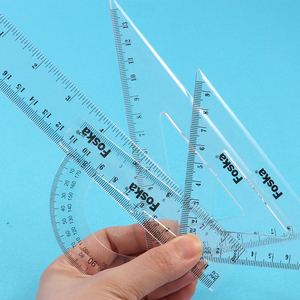 Juego de Geometría Escolar Foska, Transparente y Fácil de Leer, para Educación Matemática y Enseñanza <span class=keywords><strong>en</strong></span> el Aula - Product Image 6