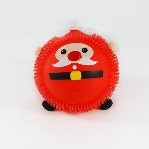 ADDOIL New Tpr Squeeze <b>Light</b> <b>up</b> Christmas Snowman Elk Puffer Ball Fidget Toy for Kids Soft Squishy Toy - Product Image 4