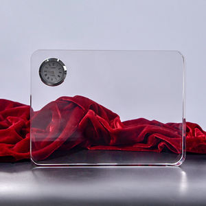Reloj de cristal en forma de rectángulo de personalización Personal <span class=keywords><strong>Simple</strong></span> de Venta caliente con nuevo diseño para regalos de empresa - Product Image 4