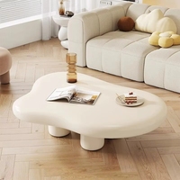 Ensemble de meubles de salon de luxe en marbre, meuble TV relevable italien moderne et table basse en fer et bois