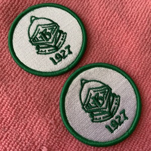 Sportwear Gold Logo Cloth Embroidered Badge,New Style 3D Effect Textile Self-Adhesive Embroidery <strong>Patch</strong> - Product Image 4