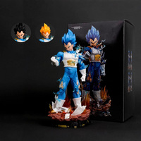 Figurine d'anime Vegeta de 23 cm, figurine Dragon DBZ, statue en PVC GK, modèle de collection, jouets, cadeaux d'anniversaire pour les fans d'anime