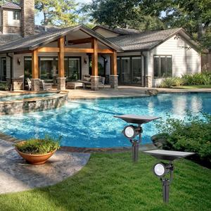 Focos Solares LED para Jardín, Luces Solares Impermeables para Exteriores, Luces Solares de Pared para Jardín, Camino de Entrada y Sendero - Product Image 3