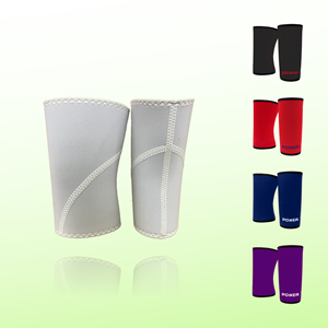 Đầy màu sắc cao cấp 7mm đầu gối tay áo PowerLifting & tạ phòng tập thể dục Ergo Pro nén đầu gối tay áo - Product Image 6