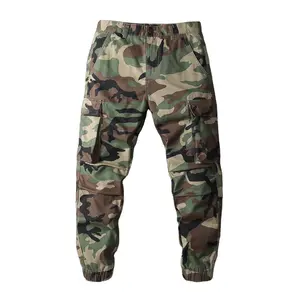 Chyaf Hot Sale Garment Men's Cotton Multifunction Pants Camouflage Cargo Pants