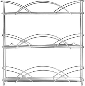 Étagères à épices à montage mural, compartiments de rangement, pour armoire ou porte de garde-robe, lot de 4 pièces - Product Image 4