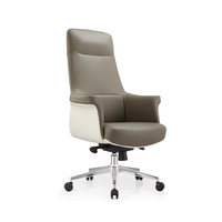 Prix promotionnel exécutif chaise de bureau ergonomique en cuir chaise pivotante réglable en hauteur maille technique