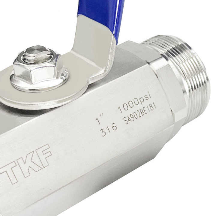 Stainless Steel Hex Ferrule Ball Valve for Laboratory Gas Source Manual ...