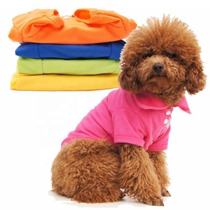 Maglietta Polo Classica in Morbido Cotone per Cani, Tinta Unita, Colori Vivaci, per Stagioni Estive/Primaverili, Taglie da XS a XXL - Product Image 5