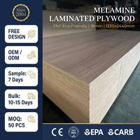 Contreplaqué marin imperméable 18 mm 1220x2440 mm, noyau en bois dur d'eucalyptus, panneau stratifié mélaminé, panneau de meubles d'intérieur
