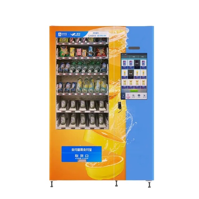 Source Factory Self-service Vending Machine Daily Necessity Smart Vending Machine Remote Monitoring for Foods and Drinks