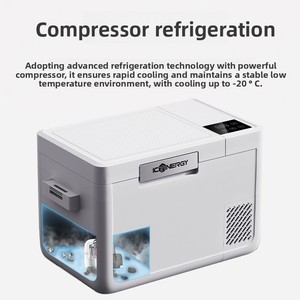 Réfrigérateur-congélateur compact OLIVER pour voiture, à <span class=keywords><strong>compression</strong></span>, <span class=keywords><strong>12V</strong></span> 24V, -20°C, grande capacité, longue autonomie, robuste - Product Image 3