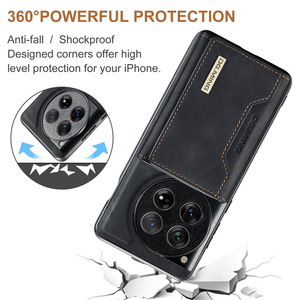 Funda de cuero magnética desmontable DG MING 2 en 1 para <span class=keywords><strong>OnePlus</strong></span> 13 11 12 10 Pro <span class=keywords><strong>Ace</strong></span> <span class=keywords><strong>10R</strong></span>, funda tipo billetera, tarjetero, funda para teléfono - Product Image 4