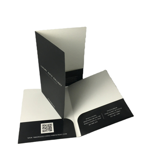 Dossier de présentation de <span class=keywords><strong>documents</strong></span> A4 personnalisé dossier de fichiers avec poche logo fente pour carte de visite - Product Image 1