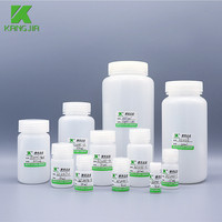 Bouteille ronde standard de 60 ml à large ouverture avec bouchon à vis en HDPE/PP pour kit de réactifs, emballage pour fabricant de kits d'anticorps/PCR/ARN