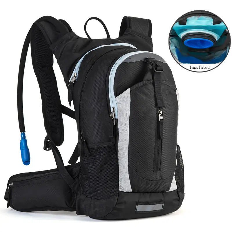Outdoor backpack 20l insulated bicycle hydration backpack bag with 2.5L water bladder