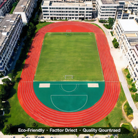 Expédition rapide DDP Système synthétique complet en PU EPDM pour terrains de sport, anti-âge, résistant à la corrosion, pour parcs sportifs communautaires, provenant de Chine