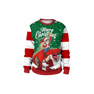 Pull de Noël familial personnalisé, nouveau modèle, unisexe, en acrylique, pour femmes, pour l'hiver - Product Image 1