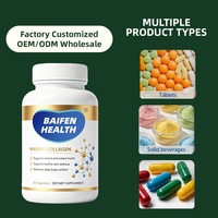 Capsules de collagène marin tripeptide antioxydant à absorption élevée, marque privée OEM/ODM, soutien nutritionnel beauté naturel végétalien pour