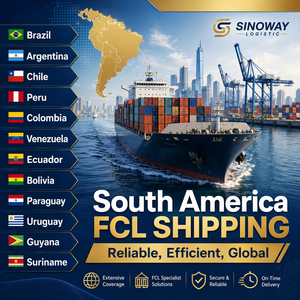 Expédition de conteneurs FCL les mieux notées 20GP 40HQ vers l'Amérique du Sud Brésil Pérou Colombie Chili Fret maritime - Product Image 4