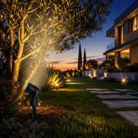 Luz LED de Jardín para Exteriores, Resistente al Agua IP65, de Bajo Voltaje AC 12V 24V, RGBW, para Iluminación de Árboles y Césped