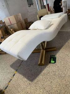 Cama de belleza con altura de cabezal ajustable, movimiento ascendente y descendente, y dispositivo para rizar pestañas en ángulo cruzado, venta directa de fábrica - Product Image 2