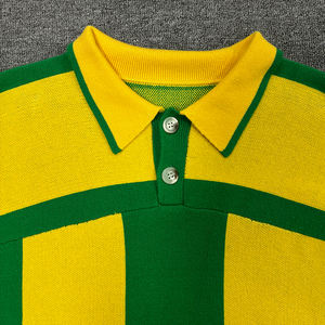 Polo de Punto con Patrón Tejido de Hilo Grueso, Nuevo Modelo 2026, Manga Corta, Versátil, Moderno y Minimalista - Product Image 5