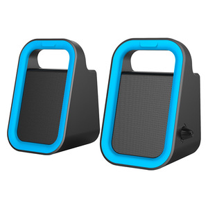 คอมพิวเตอร์เดสก์ท็อปมินิลำโพง 2.0 แชนเนลสเตอริโอ USB ขับเคลื่อนด้วยเสียงคุณภาพสูง ดีไซน์พกพาสะดวก - Product Image 5