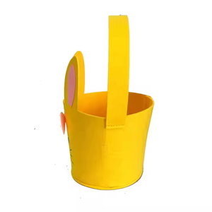 Cesta de conejito de Pascua de fieltro para cesta de Pascua, cesta de lona, cesta de conejito, bolsas de caza de huevos, caza de huevos y sorpresas de dulces - Product Image 3