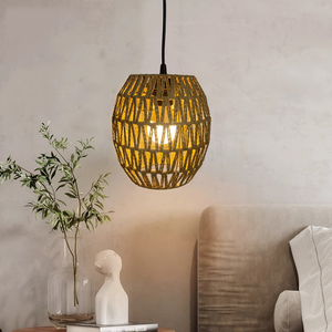 Usine directe tissé à la main papier corde <span class=keywords><strong>abat</strong></span>-<span class=keywords><strong>jour</strong></span> applique suspension lampe de table Boho petit fil d'osier traditionnel <span class=keywords><strong>chinois</strong></span> <span class=keywords><strong>abat</strong></span>-<span class=keywords><strong>jour</strong></span> - Product Image 6