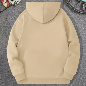 Sweat à capuche unisexe en molleton ample personnalisé de style streetwear - Coton, design vieilli, décontracté d'hiver, pull à capuche, broderie 3D - Product Image 2