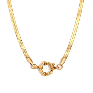 Vendita calda 18K placcato oro in acciaio inox collana pendente gioielli di moda per le donne - Product Image 4