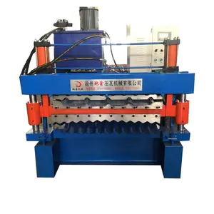 Metal Double Layer Roll Forming Machine Corrugated Sheet Rolling Machine Ibr Roof Sheet Roof Tile Making Machine