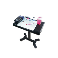 Poste de Travail Professionnel Premium pour Tatouage Repose-bras Fauteuil de Tatouage Tank Storm avec Cinq Tiroirs Chariot Roulant