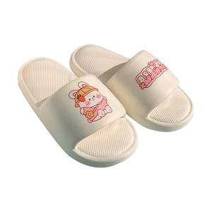 Chaussons de bain XIXITIAO en forme de lapin, en EVA moelleux, antidérapants, imprimés de lapins mignons, pour femmes et filles - Product Image 6