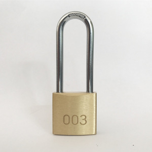 Custom Long Shackle Travel Luggage Suitcase Gate <strong>Lock</strong> Security 3 <strong>Keys</strong> Durable Brass Padlock un Breakable <strong>Pad</strong> <strong>Lock</strong> - Product Image 3