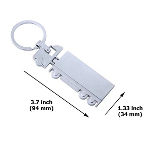 Llavero de Metal con Logotipo Personalizado, Llavero de Camión de Aleación de Zinc para Regalos Corporativos de Logística - Product Image 2