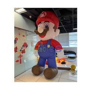 Super Mario Popular tamaño personalizado al aire libre personaje de dibujos animados gigante Super Mario dibujos animados Jumbo modelo inflable <span class=keywords><strong>Luigi</strong></span> para publicidad - Product Image 1