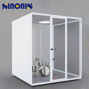 Cabina Insonorizada Móvil Personalizada Sinonis, Moderna, con Ruedas, para Espacio de Trabajo Flexible y Oficina Compartida - Product Image 5