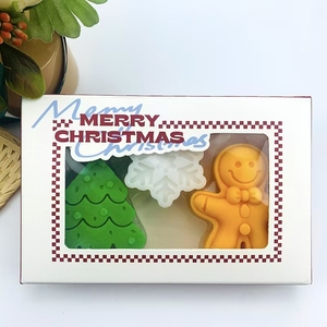 Jabón Artesanal de Navidad para Limpieza Corporal, Aclarante para Axilas y Piernas, Limpiador Corporal, Jabón Facial Iluminador, Cuidado de la Piel Sensible, Belleza - Product Image 2