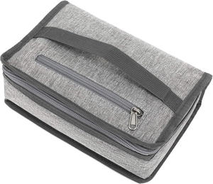 Nouvelle boîte à lunch de style compact, sac <span class=keywords><strong>souple</strong></span> portable, mini <span class=keywords><strong>glacière</strong></span>, sac isotherme pour <span class=keywords><strong>repas</strong></span> avec poignée pour le bureau et l'école - Product Image 1