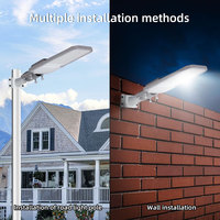 Réflecteur KCD, lampadaire LED, haut lumen, intelligent, extérieur, 30w 50w 100w 120w 200w 300w, lampadaire électrique