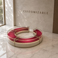Vitrine à bijoux en verre pleine vue, taille personnalisée, éclairage LED, verre trempé pour magasin de diamants