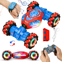 NOUVEAU 2025 1611-PRO 1611 PRO 2.4Ghz Voiture RC de cascade 4x4 à l'échelle 1:18 avec contrôle par montre pour enfants