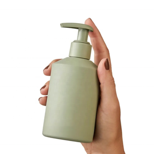 Rỗng 250ml sang trọng Gel tắm cơ thể chăm sóc da chai Matte ô liu màu xanh lá cây Nhựa dầu gội bao bì 8oz cơ thể rửa Lotion chai bơm - Product Image 2