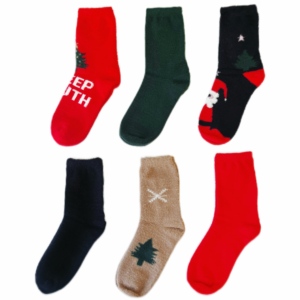 Calcetines Peludos con Tema Navideño |   Calcetines Cálidos de Algodón Hechos en China 1CTN - Product Image 2