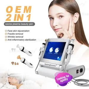 Newest Technology 2 In 1 Acne Treatment Spot Removal Cold Plasma Beauty Device Skin Care Plasma Pen Beauty Machine