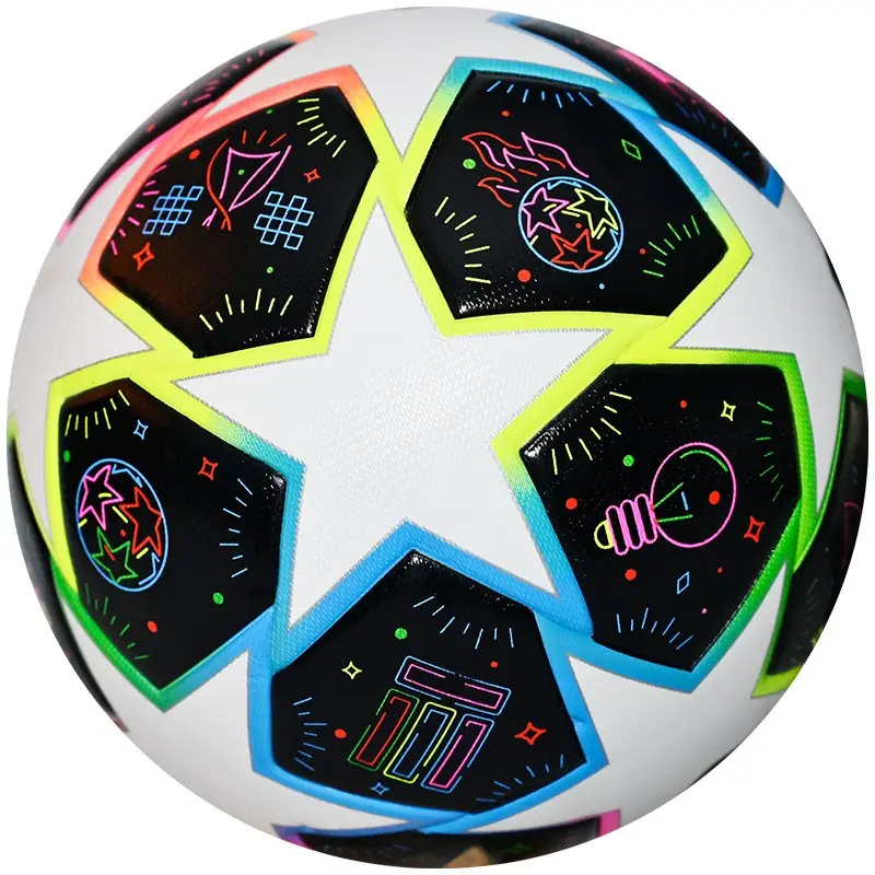 फुटबॉल आकार 5 बैलोन्स बोला डे फटेबोल पी सामग्री सॉकर बॉल कस्टम लोगो मुद्रित फुटबॉल