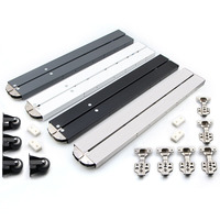 Charnières à ressort à gaz télescopiques pliantes peu encombrantes pour bricolage Kit de mécanisme de table de traction pour meubles de cuisine et de salle à manger