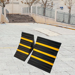 250*250*180mm rueda de goma de alta calidad cuña bloques de rueda de estacionamiento para camiones remolques de viaje para autocaravanas - Product Image 3